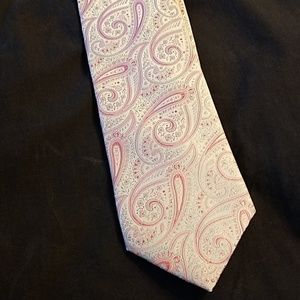 Pink Paisley Pronto-Uomo Tie